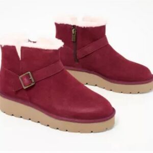 Koolaburra By Ugg Kelissa Mini Ankle Boots- Windsor Wine